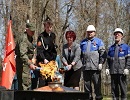 12 Вечных огней зажглись сегодня в рамках Всероссийской акции «Храним огонь Победы»